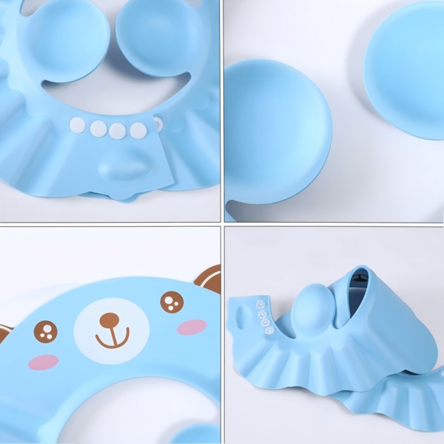 Adjustable Baby Bath Shower Cap