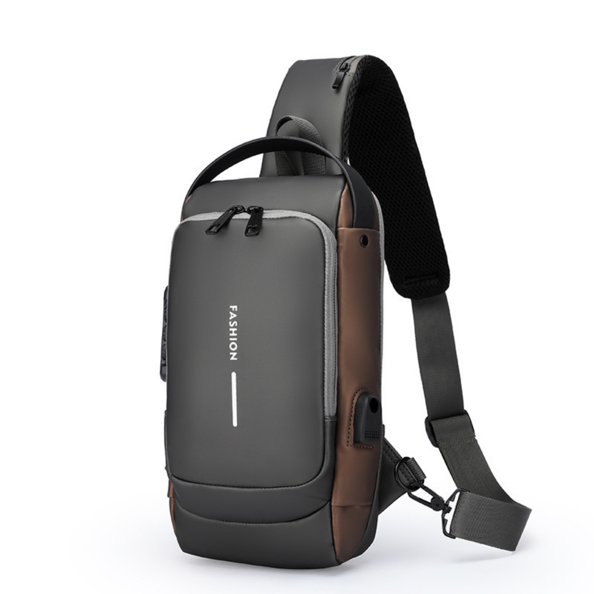 Anti Theft Sling Bag with USB Charging Port Crossbody Bag