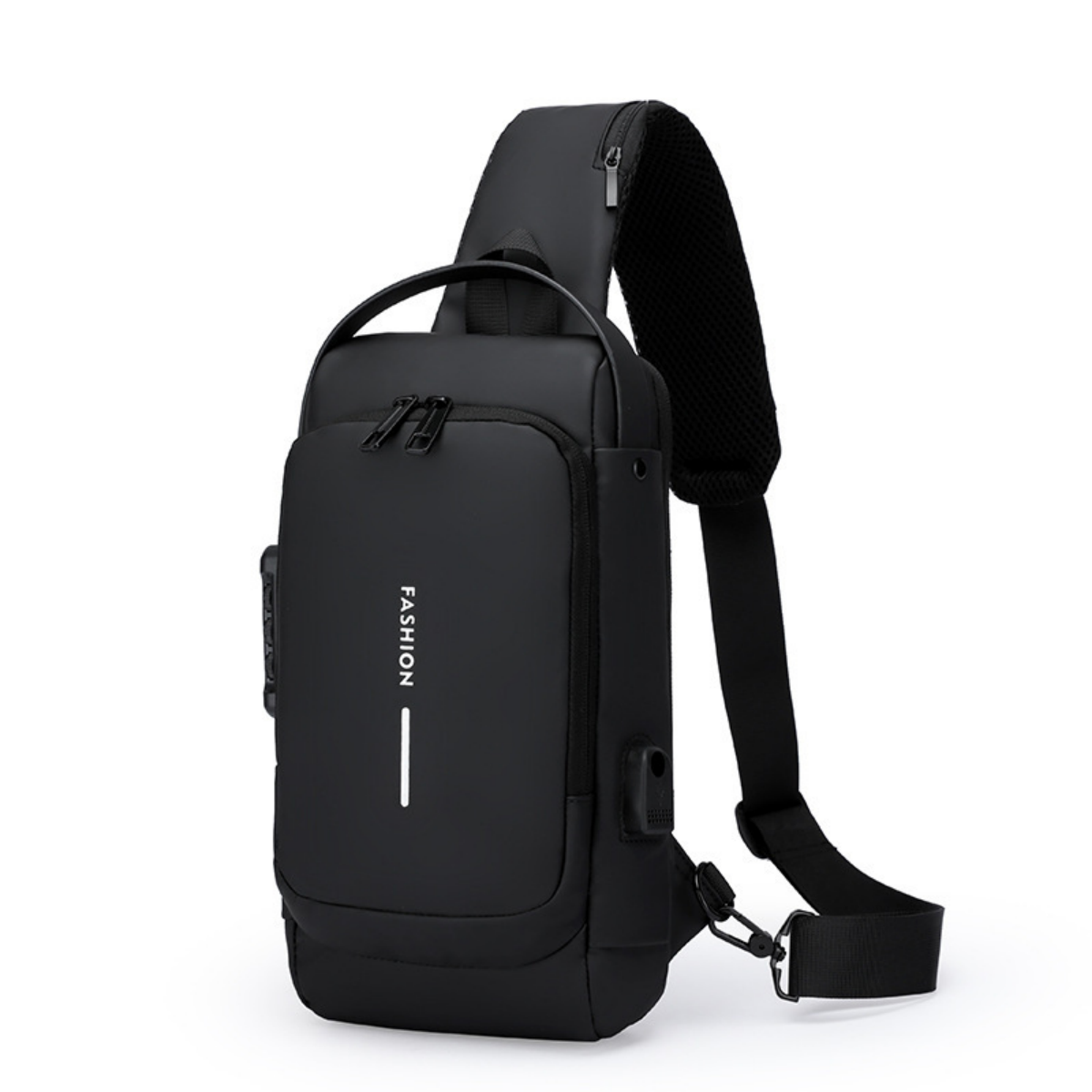 Anti Theft Sling Bag with USB Charging Port Crossbody Bag