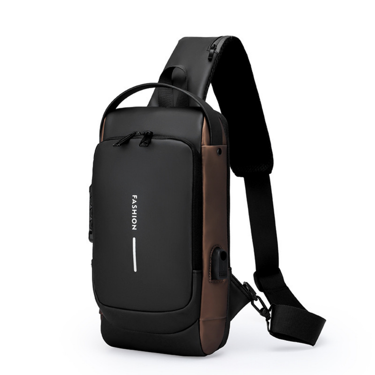 Anti Theft Sling Bag with USB Charging Port Crossbody Bag