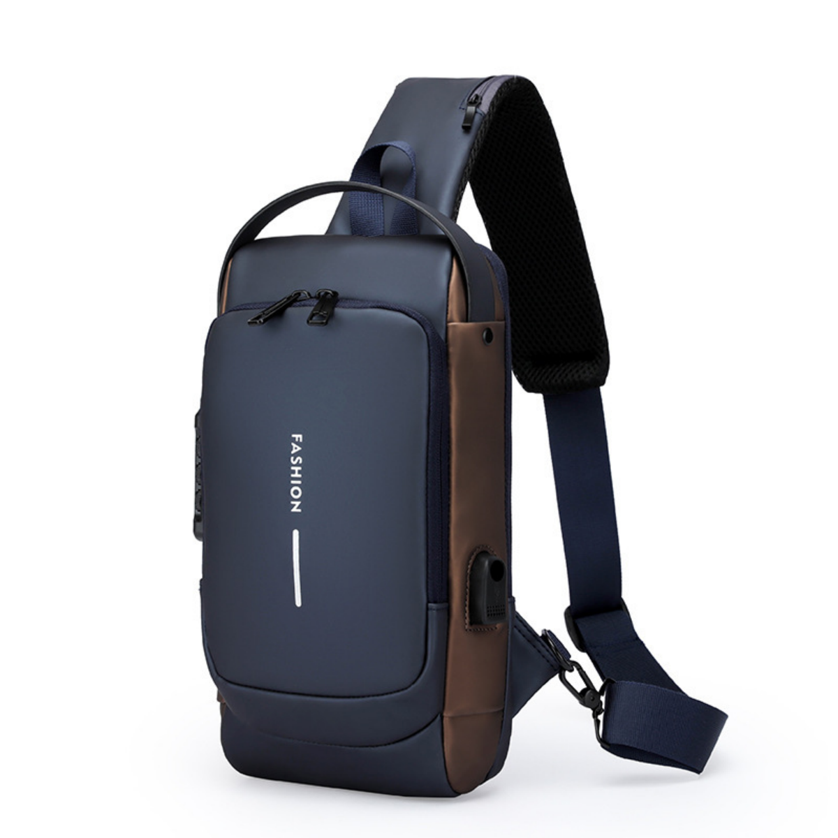 Anti Theft Sling Bag with USB Charging Port Crossbody Bag