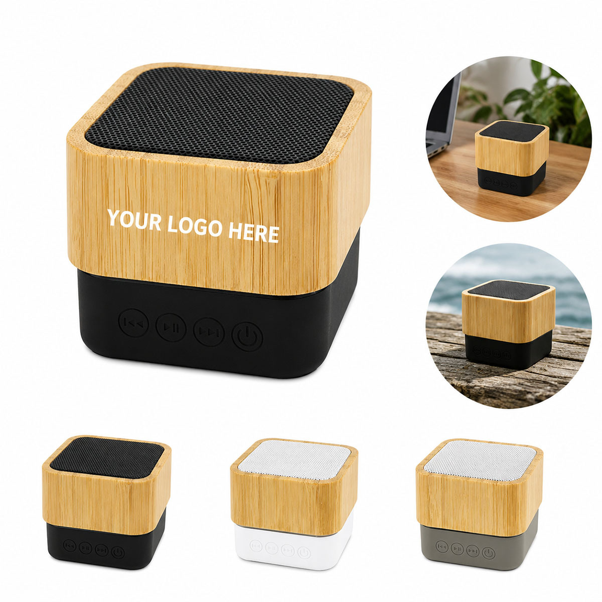 Bamboo Wireless Bluetooth Speaker