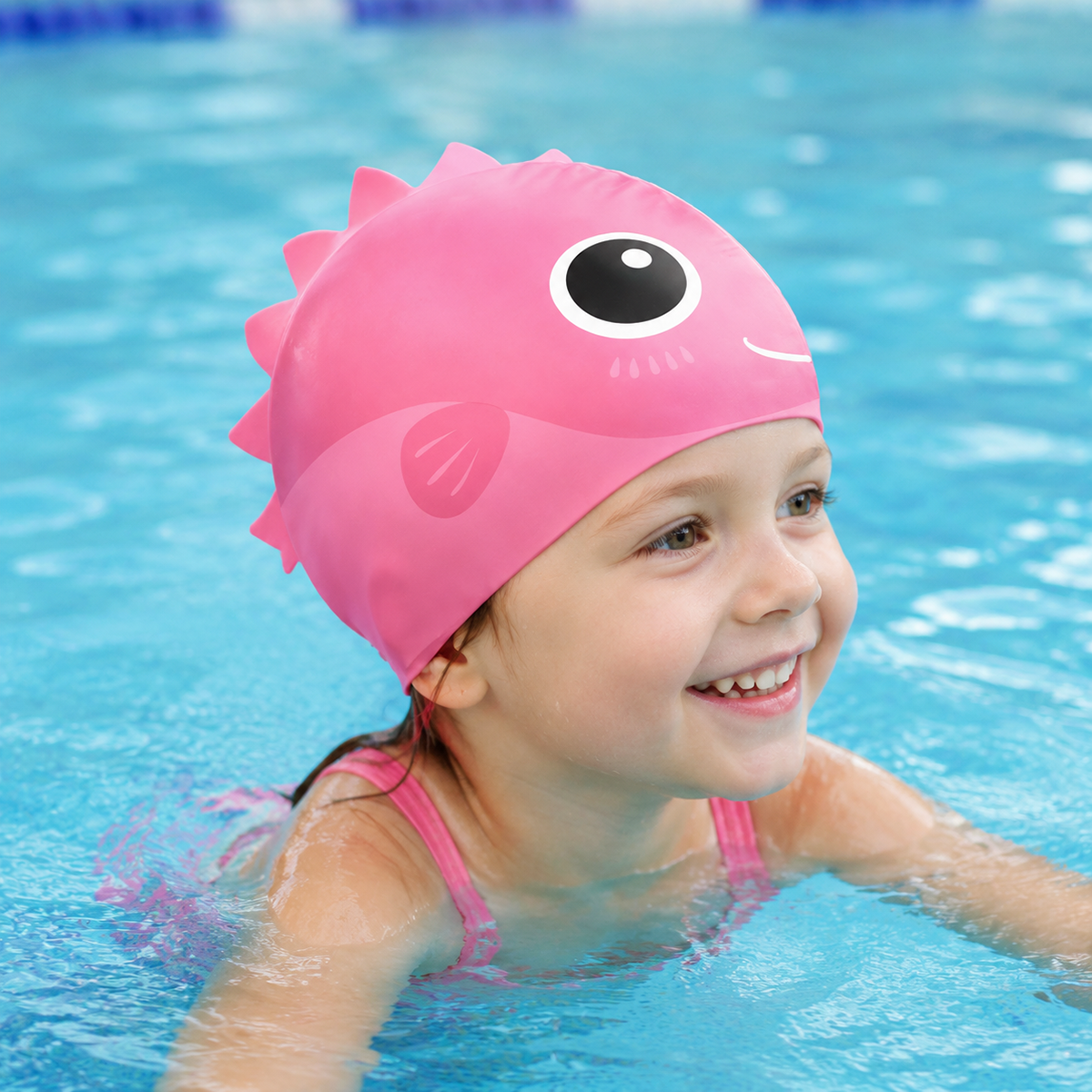 Children Cartoon Swimming Cap