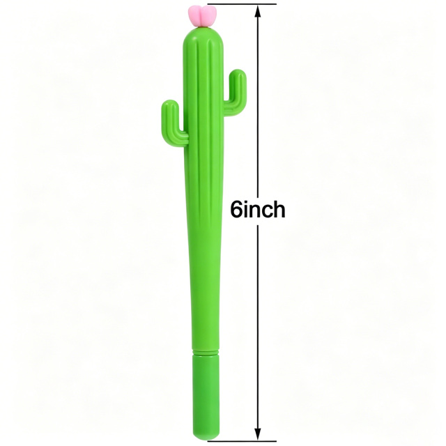 Custom Cactus Gel Pens