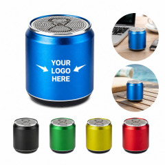 Custom Mini Metal Can Bluetooth Speaker with Lanyard
