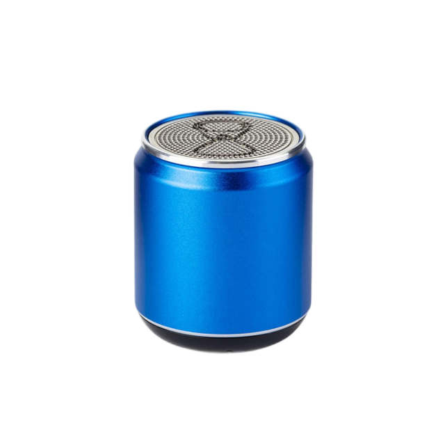 Custom Mini Metal Can Bluetooth Speaker with Lanyard