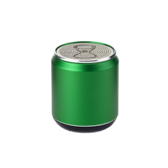 Custom Mini Metal Can Bluetooth Speaker with Lanyard