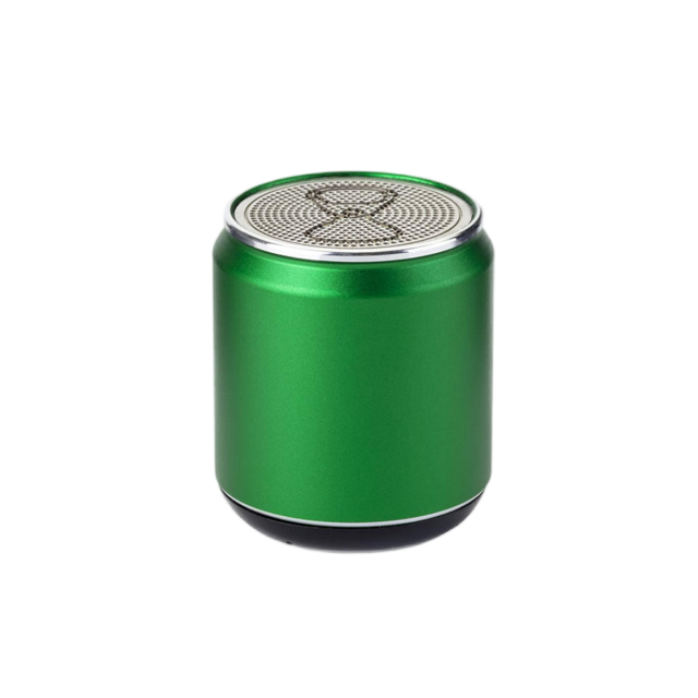 Custom Mini Metal Can Bluetooth Speaker with Lanyard