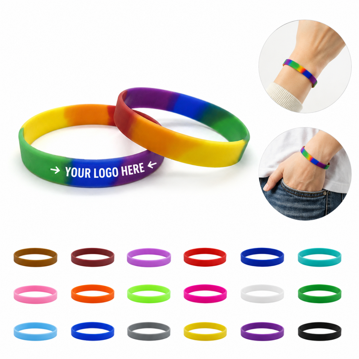 Custom Printed Silicone Wristband