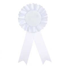 Custom Ribbon Rosette Badge