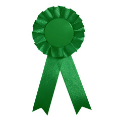 Custom Ribbon Rosette Badge