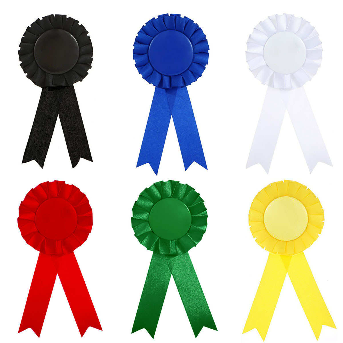 Custom Ribbon Rosette Badge