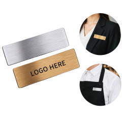 Custom Stainless Steel Laser Engraved Name Badge