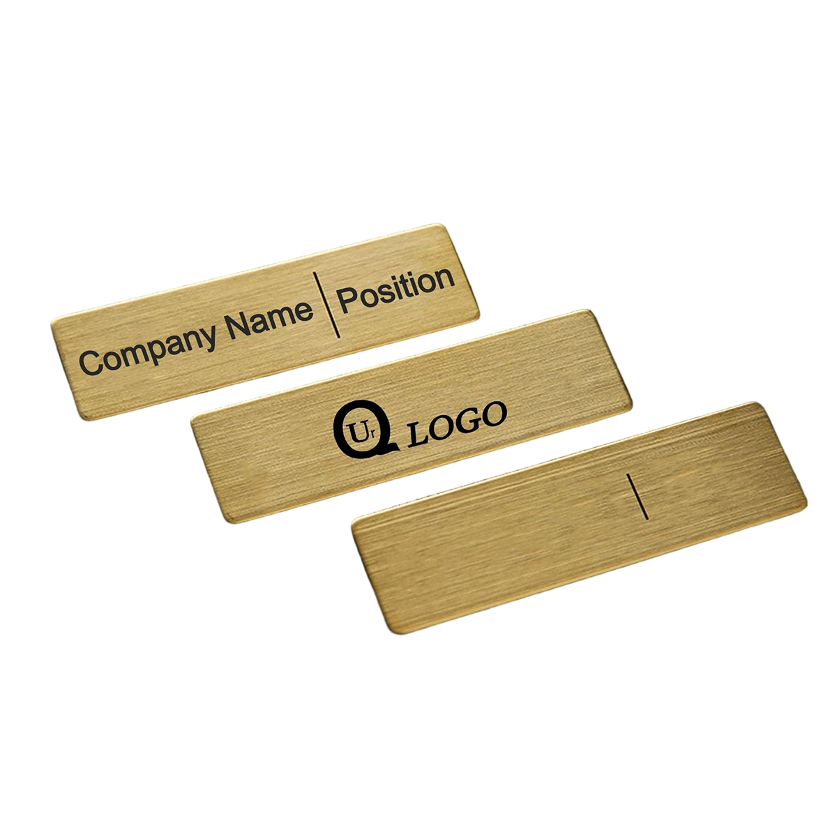 Custom Stainless Steel Laser Engraved Name Badge