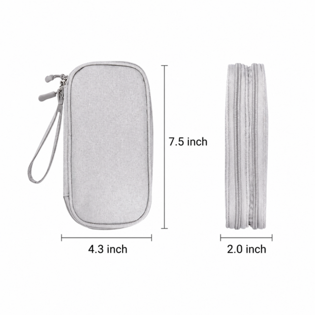 Electronics Accessories Organizer Bag Cable Storage Case