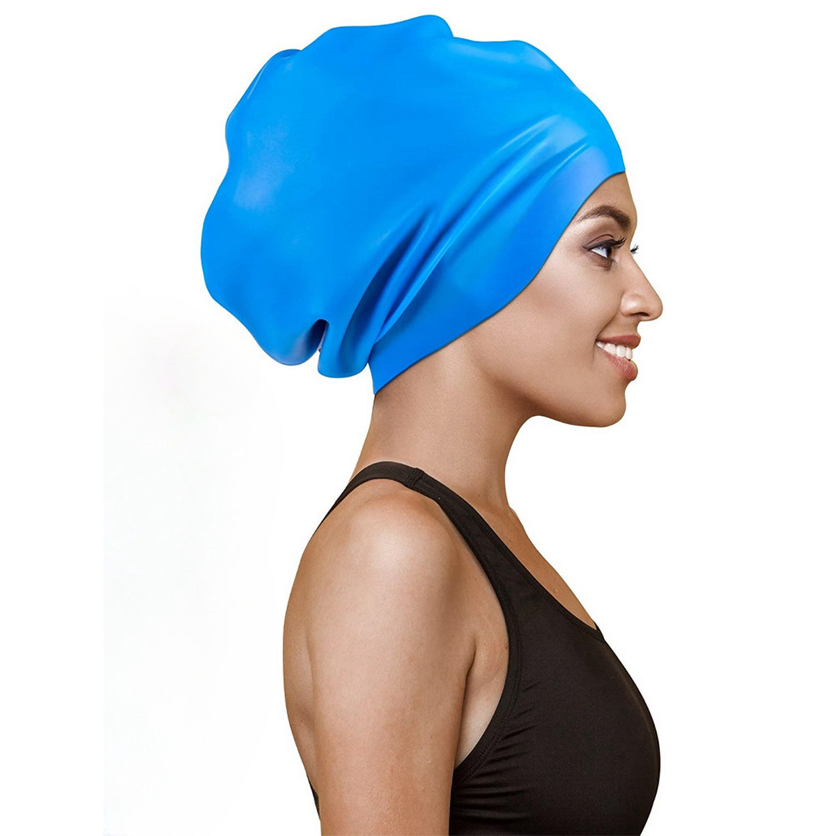 Extra Large Silicone Swim Cap