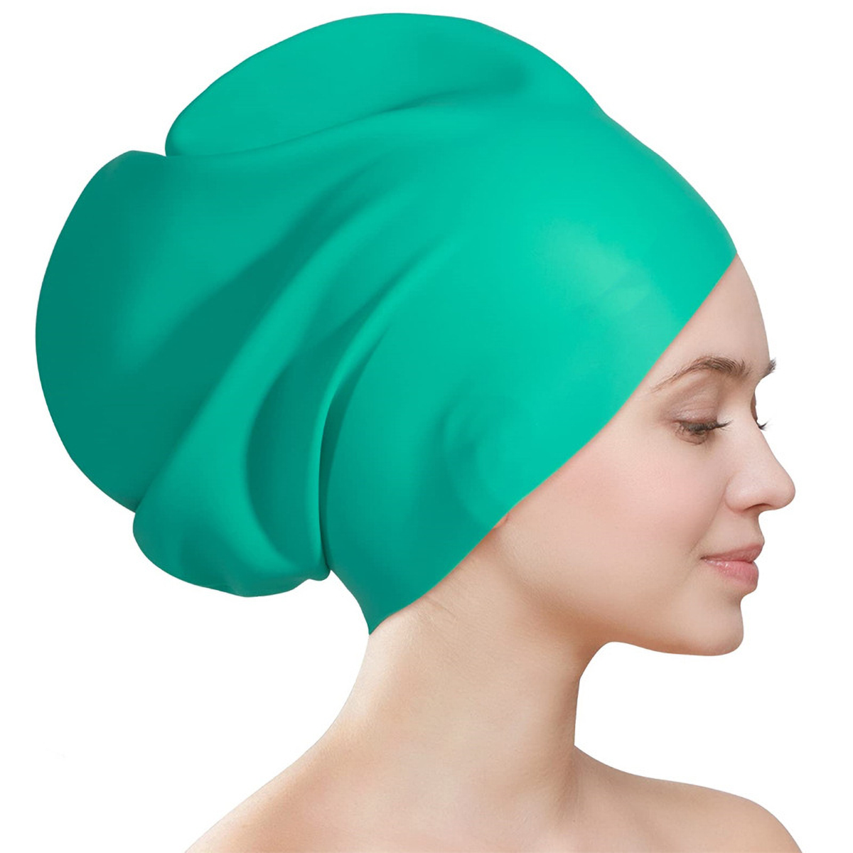 Extra Large Silicone Swim Cap
