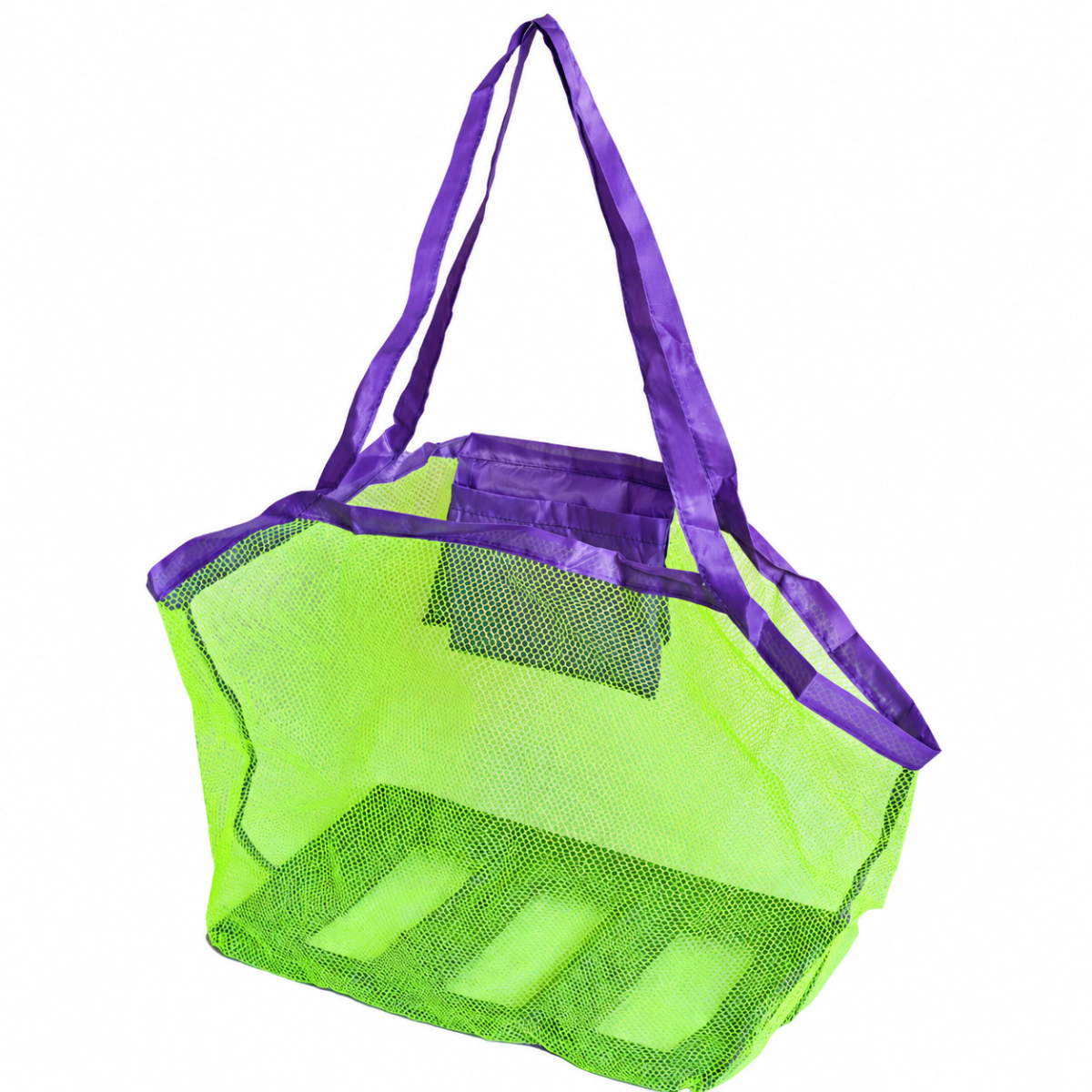 Foldable Mesh Beach Sand Toy Storage Pouch Bag