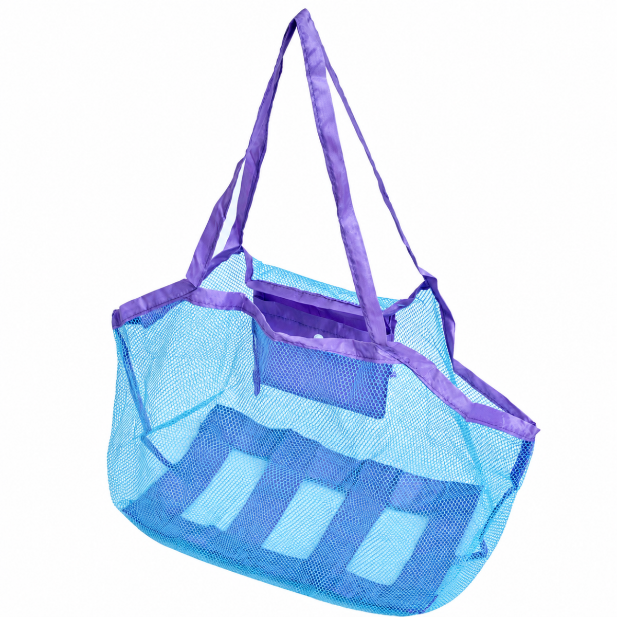Foldable Mesh Beach Sand Toy Storage Pouch Bag