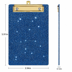 Glitter Clipboard with Metal Clip