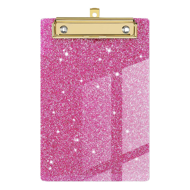 Glitter Clipboard with Metal Clip