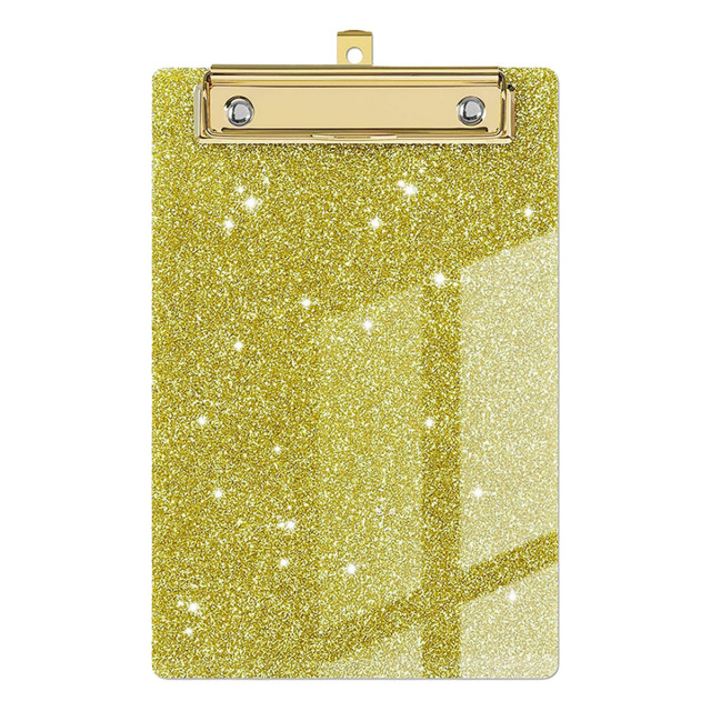 Glitter Clipboard with Metal Clip