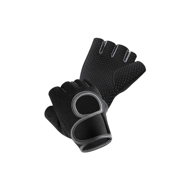 Half Finger Rubber Fitness Gloves