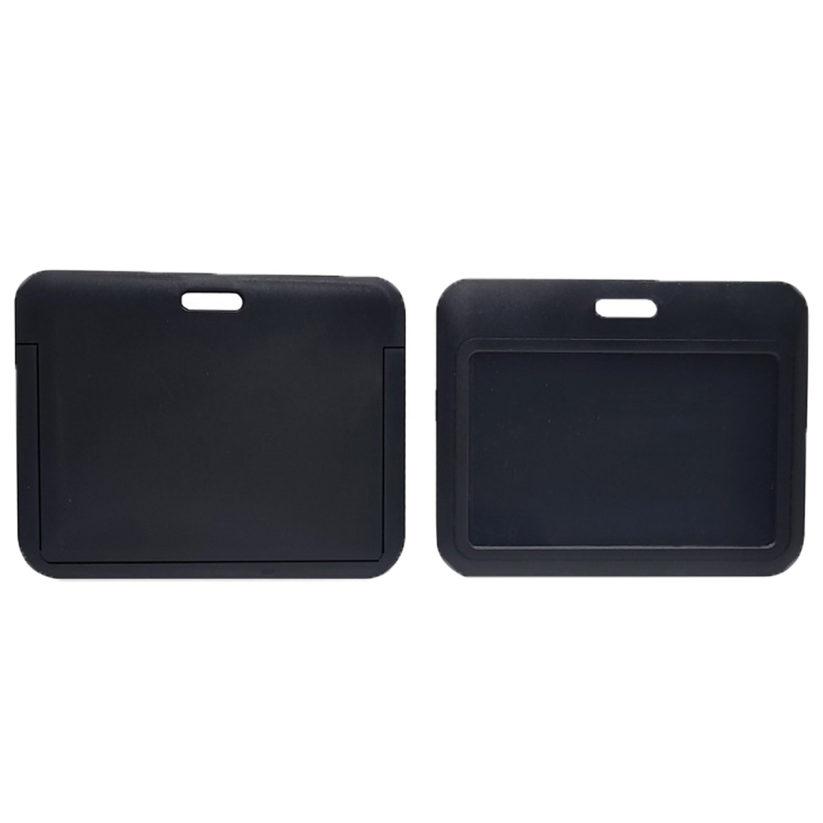 Horizontal Slide-In Durable ABS ID Badge Holder Case