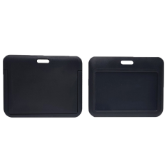 Horizontal Slide-In Durable ABS ID Badge Holder Case