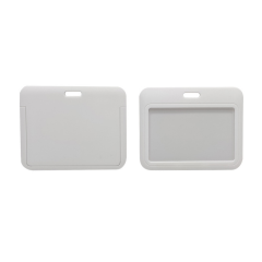 Horizontal Slide-In Durable ABS ID Badge Holder Case