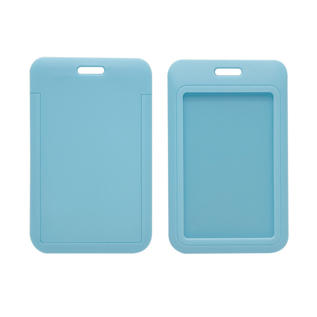 Horizontal Slide-In Durable ABS ID Badge Holder Case