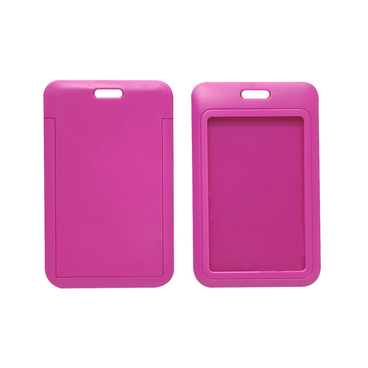 Horizontal Slide-In Durable ABS ID Badge Holder Case