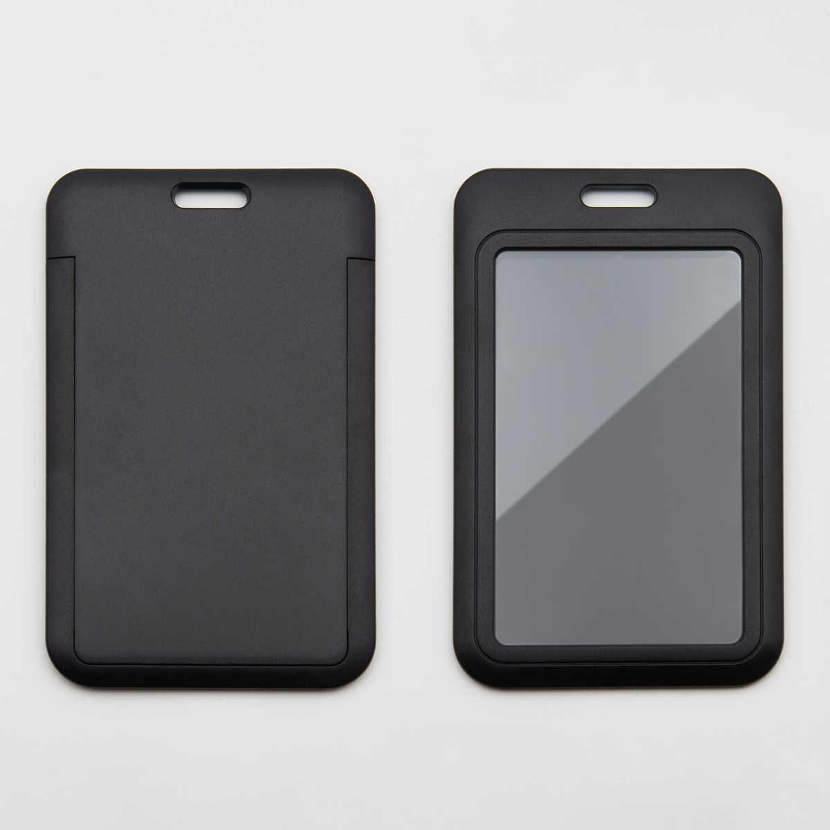 Horizontal Slide-In Durable ABS ID Badge Holder Case