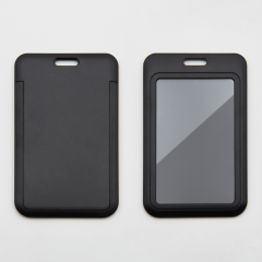 Horizontal Slide-In Durable ABS ID Badge Holder Case