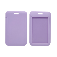 Horizontal Slide-In Durable ABS ID Badge Holder Case