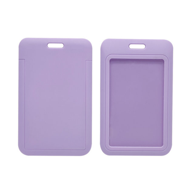 Horizontal Slide-In Durable ABS ID Badge Holder Case