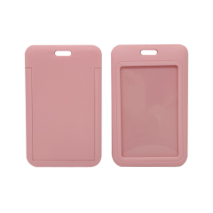 Horizontal Slide-In Durable ABS ID Badge Holder Case