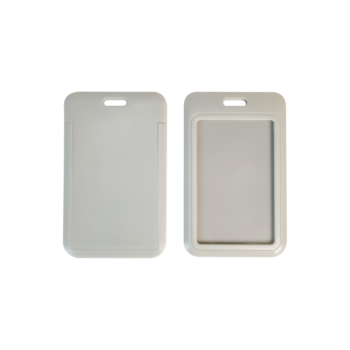 Horizontal Slide-In Durable ABS ID Badge Holder Case