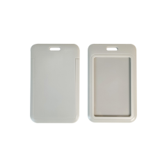 Horizontal Slide-In Durable ABS ID Badge Holder Case