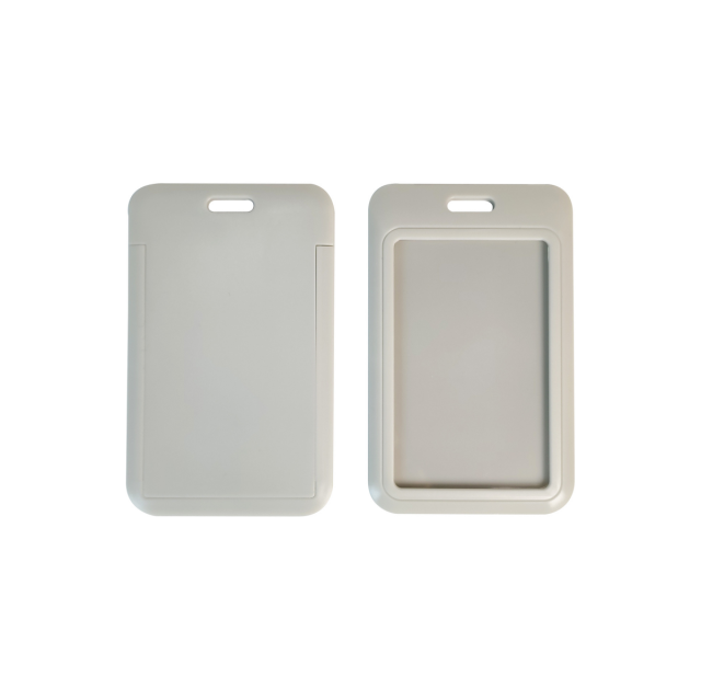 Horizontal Slide-In Durable ABS ID Badge Holder Case