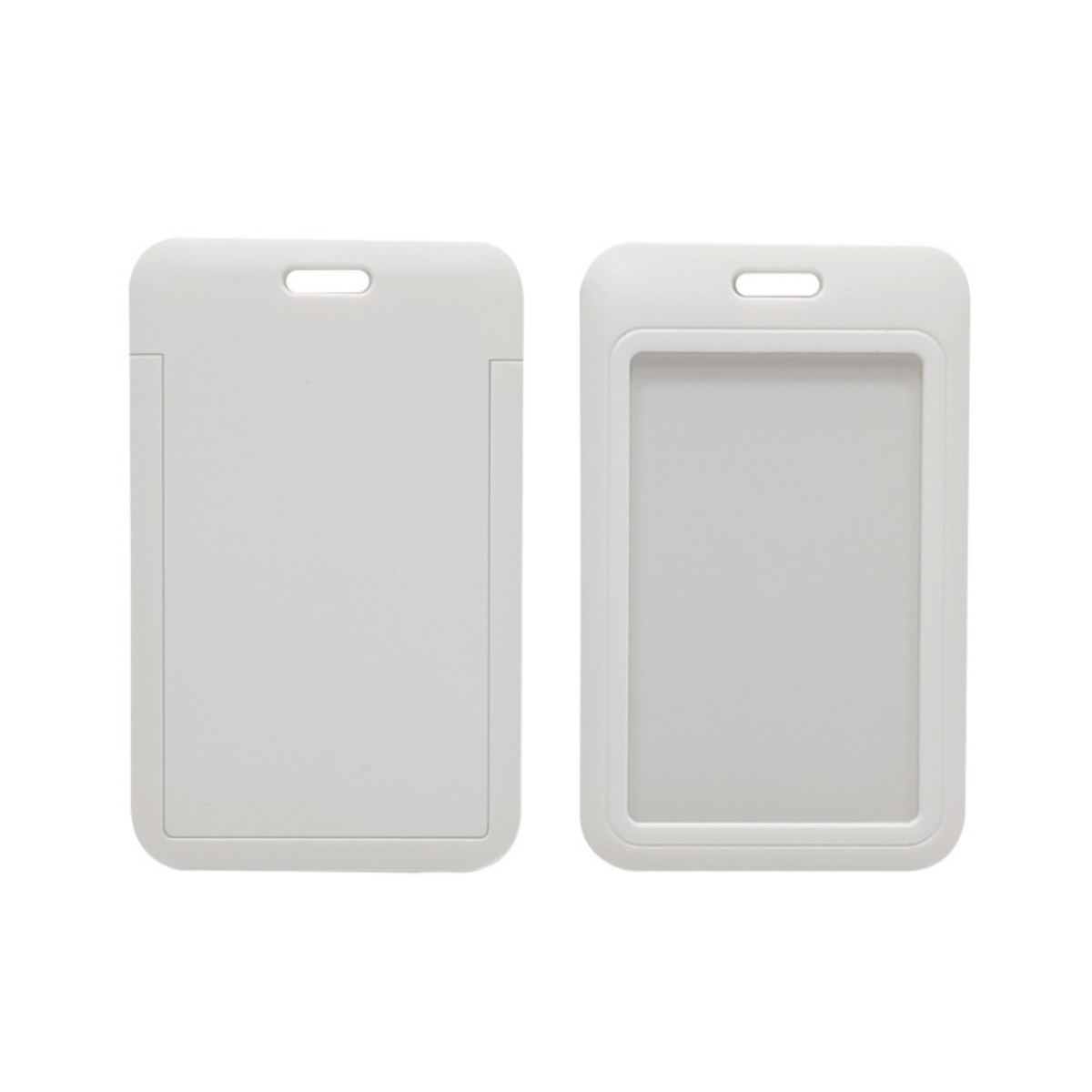 Horizontal Slide-In Durable ABS ID Badge Holder Case