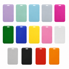 Horizontal Slide-In Durable ABS ID Badge Holder Case