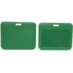 Horizontal Slide-In Durable ABS ID Badge Holder Case
