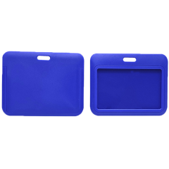 Horizontal Slide-In Durable ABS ID Badge Holder Case