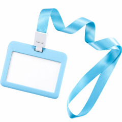 ID Badge Holder With Long Lanyard