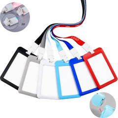 ID Badge Holder With Long Lanyard