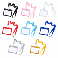 ID Badge Holder With Long Lanyard