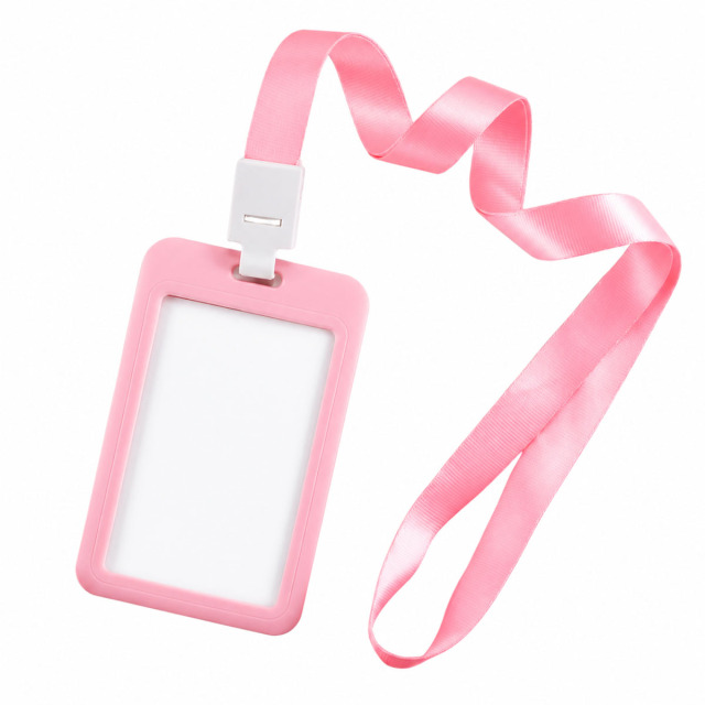 ID Badge Holder With Long Lanyard