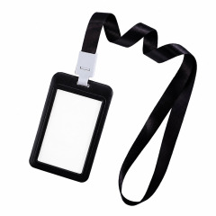 ID Badge Holder With Long Lanyard