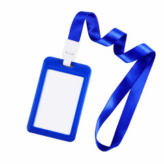 ID Badge Holder With Long Lanyard